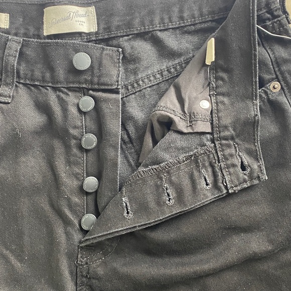 Mid-Rise Super Wide Leg Jeans - Black - Picture 5 of 10